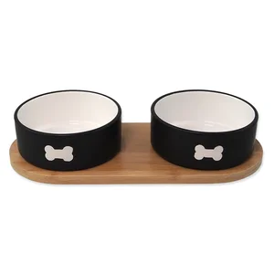 Keramické misky se stojánkem pro psa Ø13 cm