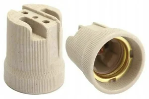 Keramický držák E27 pro lampy