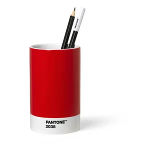 Keramický organizér na psací potřeby Pantone Red 2035