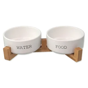 Keramický set misek s podstavcem pro psa Ø13 cm – Dog Fantasy Plaček Pet Products