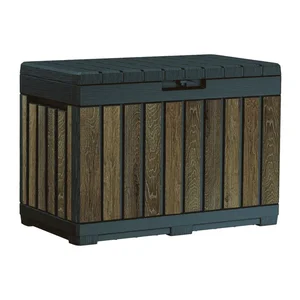 Keter Deco tmavě hnědý zahradní úložný box