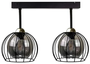 Keter Lighting SOLO Black Přisazený Lustr