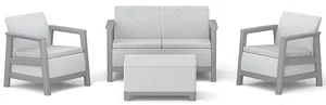 Keter SCANDI LINEA – souprava zahradního nábytku (Ash grey/Storm grey)