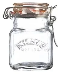 Kilner Skleněná kořenka 70 ml s uzávěrem