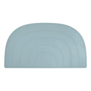 Kindsgut Rainbow silikonové prostírání, 47 × 26 cm, modré