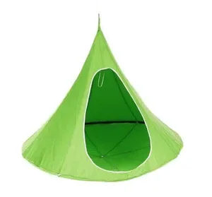 KLORIN NEW CACOON HAMMOCK – zelené závěsné houpací křeslo