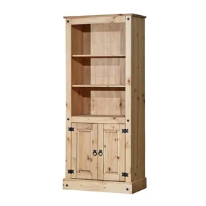 Knihovna CORONA z borovice voskovaná