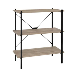 Knihovna LOFT 3 police – dub Sonoma