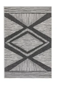 Koberec Gemini 106014 černobílý 120×170 cm