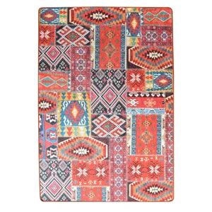 Koberec s nízkým vlasem, syntetický, protiskluzový 140×190 cm