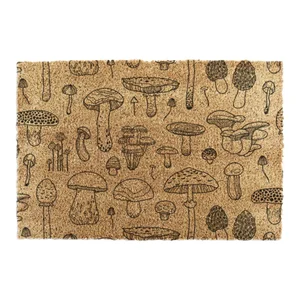 Kokosová rohož Mushrooms 60x90 cm