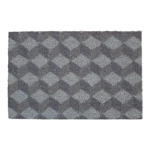 Kokosová rohožka 40x60 cm šedá Cube