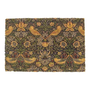 Kokosová rohožka 60×90 cm – William Morris Strawberry Thief (Artsy Doormats)