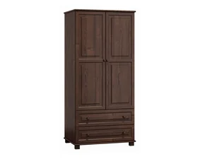 Kombinovaná skříň BHAGIRA 4 2D, šířka 80 cm, borovice, ořech