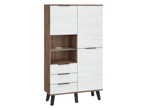 Kombinovaná skříň OSMAK 2D3S (craft tobaco / craft bílý) – 5 let záruky