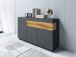 Komoda 150×40×85 cm matera/dub Wotan