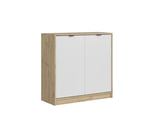 KOMODA BAGOR KOM2D dub artisan/bílá