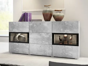 Komoda BRODIE beton světlý