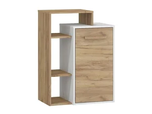 Komoda DORINDA 1D levá – craft bílozlatá