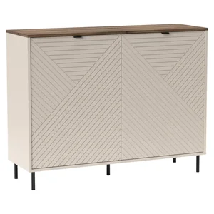 Komoda EYCO 2D kašmír/dub castello