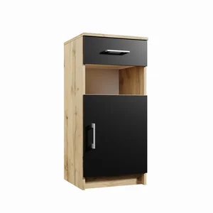 Komoda Mariana, dub wotan / černá