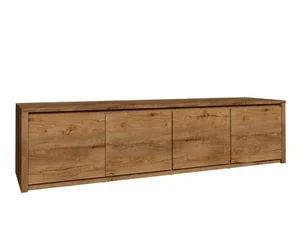 Komoda MARLETT 4D dub lefkas tmavý