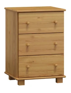 Komoda NEFTYS 14 – masiv borovice, olše, 78 × 55 × 47 cm