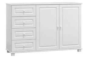 Komoda NEFTYS 152 z borovice, bílé moření