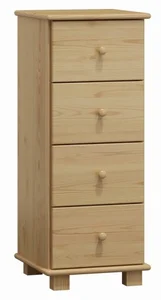 Komoda NEFTYS 33 - 4 šuplíky, borovice, 100 x 40 x 42 cm