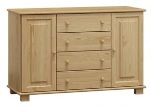 Komoda NEFTYS 36 – masiv borovice, 78 x 118 x 47 cm