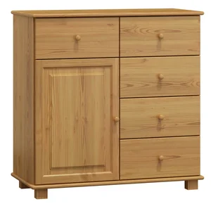 Komoda NEFTYS 47 – borovice, moření olše, hloubka 42 cm