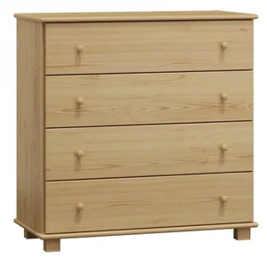 Komoda NEFTYS 7 – masiv borovice, 100 × 100 × 47 cm