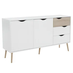 Komoda OSLO 75381 dub sonoma / bílá
