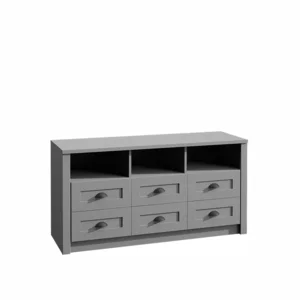 Komoda PROVANCE K6S – šedá