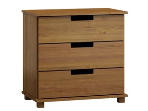 Komoda TORFIN 2 – borovice masiv, 80 cm, dubové moření