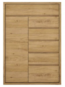 Komoda TROGLAV 1D6S – dub Shetland
