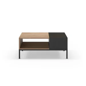 Konferenční stolek Cailin 56×90 cm – černo-přírodní