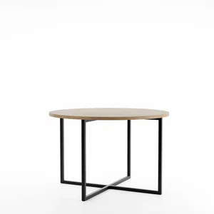 Konferenční stolek Nela dub sonoma/černá