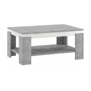Konferenční stolek PIANI beton/bílá