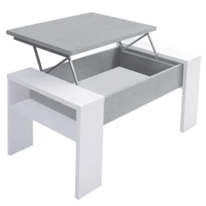 Konferenční stolek PULA bílá/beton