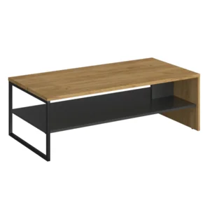 Konferenční stolek Santana 120 cm dub craft zlatý/antracit