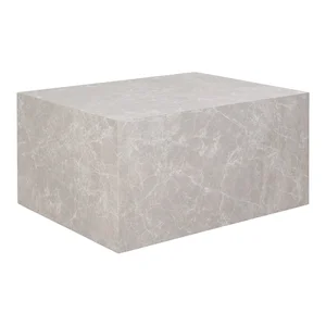 Konferenční stolek v béžovém dekoru mramoru 60x80 cm