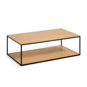 Konferenční stolek Yoana s dubovým dekorem 60x110 cm
