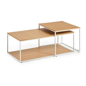 Konferenční stolky Yoana – sada 2 ks, dubový dekor, 50×100 cm