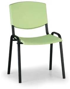 Konferenční Židle Design Černé Nohy Zelená
