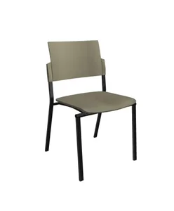 Konferenční židle Square – černý plast