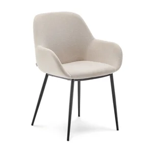 Konná krémová jídelní židle