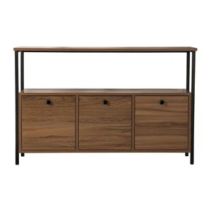 Konzolový stolek Solace Kalune Design – tmavý ořech, 29,5×120 cm