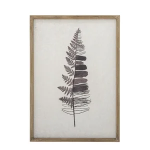 Korálová botanická ilustrace s rámem