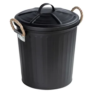 Koš na odpad Wenko Gara Matt, 6 l, černý